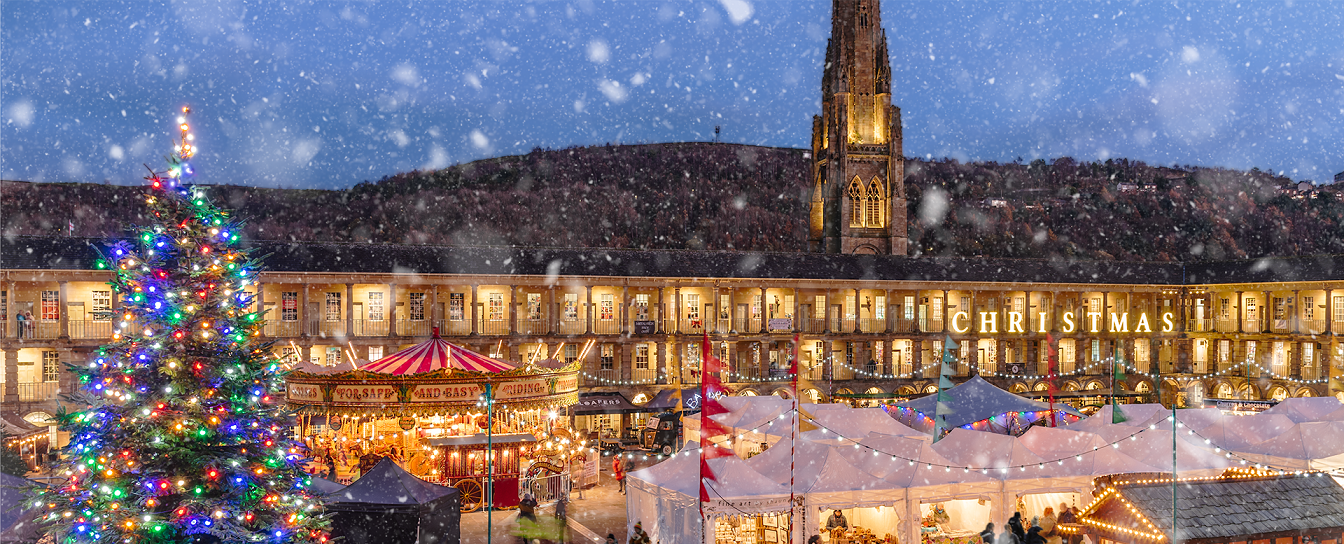 Piece Hall Halifax Christmas Market 2024 Season - Merci Sabine